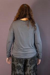 Raw Finish Viscose T Shirt