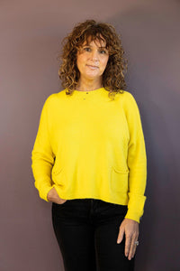 Jodie Two Pocket Crop Sweater