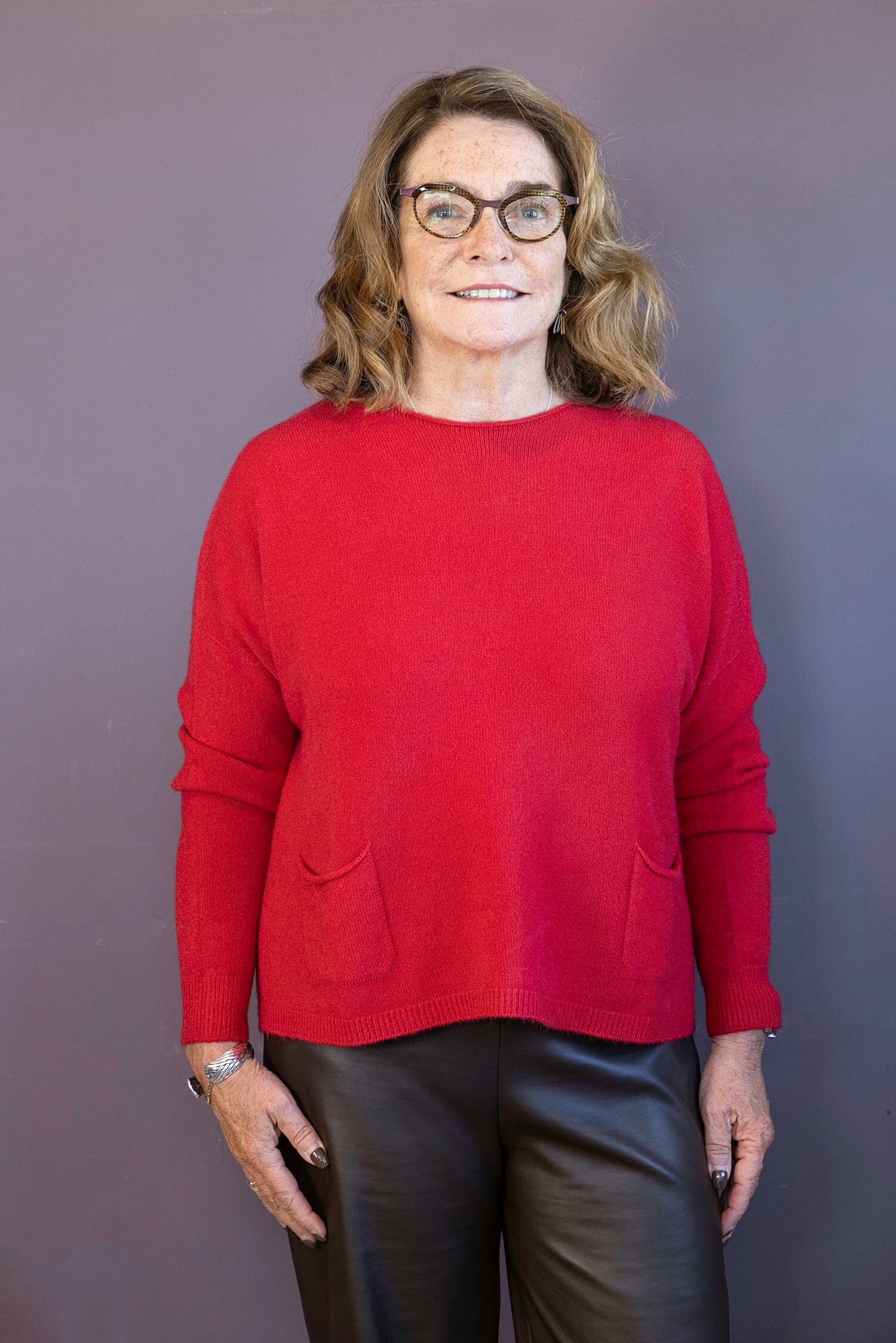 Jodie Two Pocket Crop Sweater