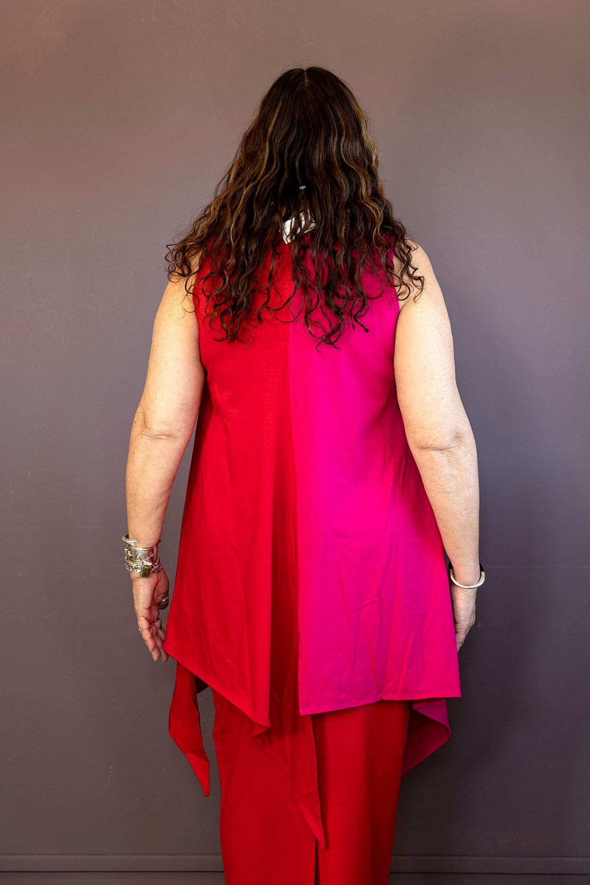 Pink&Red Cream Shirt