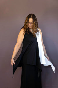 Black&White Cream Shirt