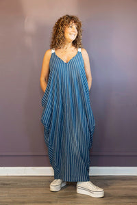 Azul Stripe Trapeze Dress