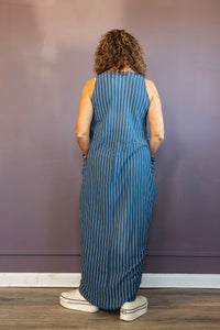 Azul Stripe Trapeze Dress