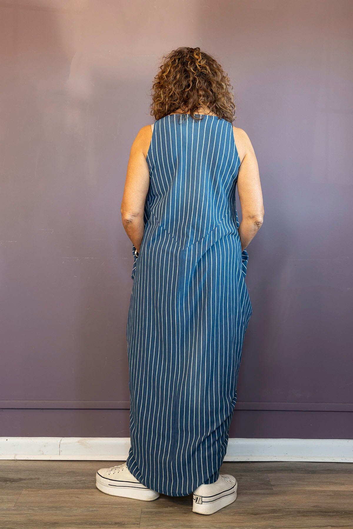 Azul Stripe Trapeze Dress
