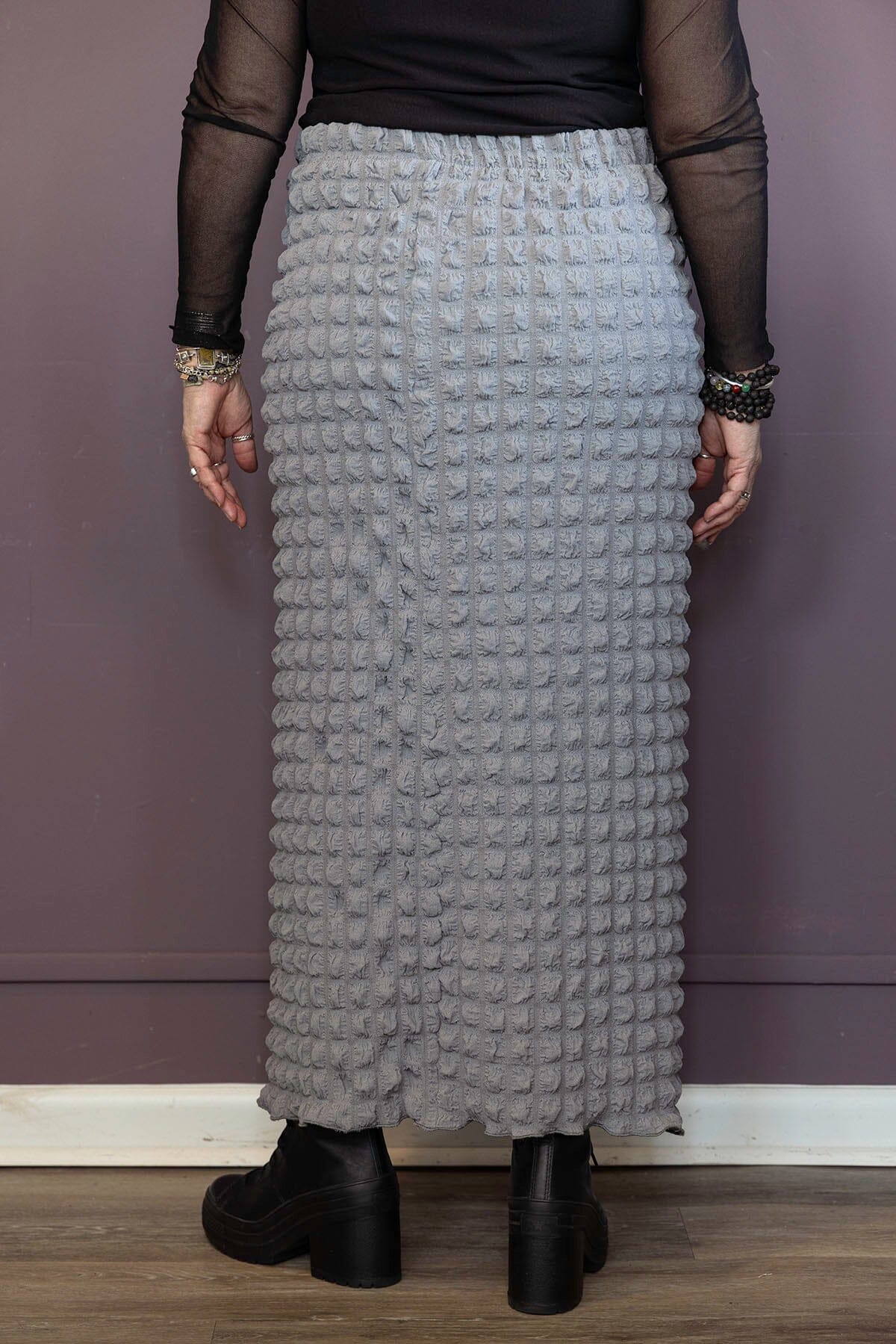 Pucker Pencil Skirt