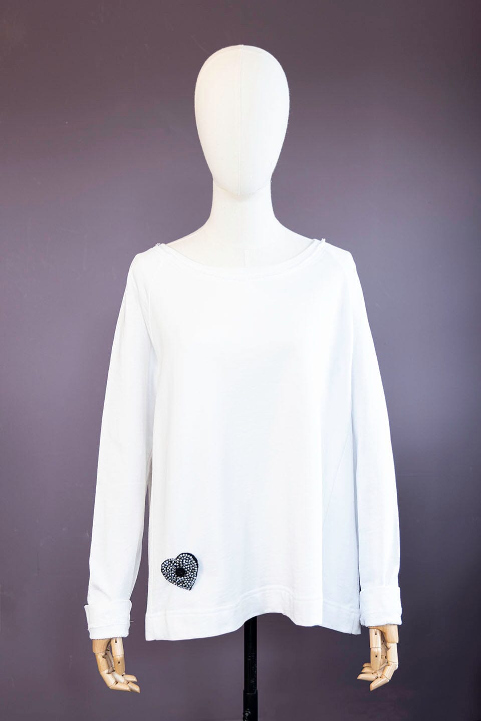 Couture Heart Button-On Patch