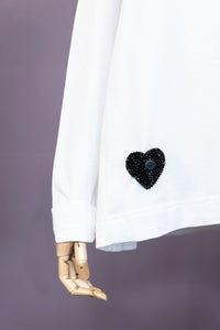 Couture Heart Button-On Patch