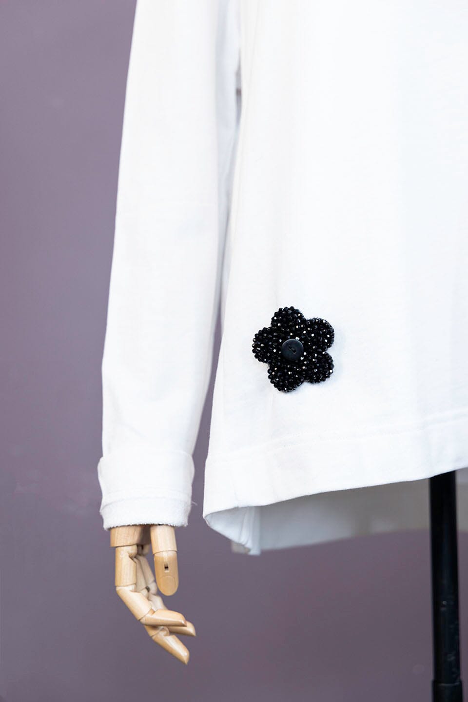 Couture Flower Button-On Patch