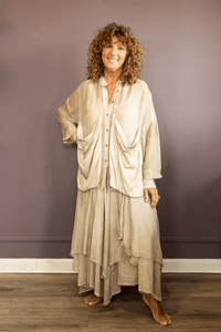 Layered Sheath Skirt