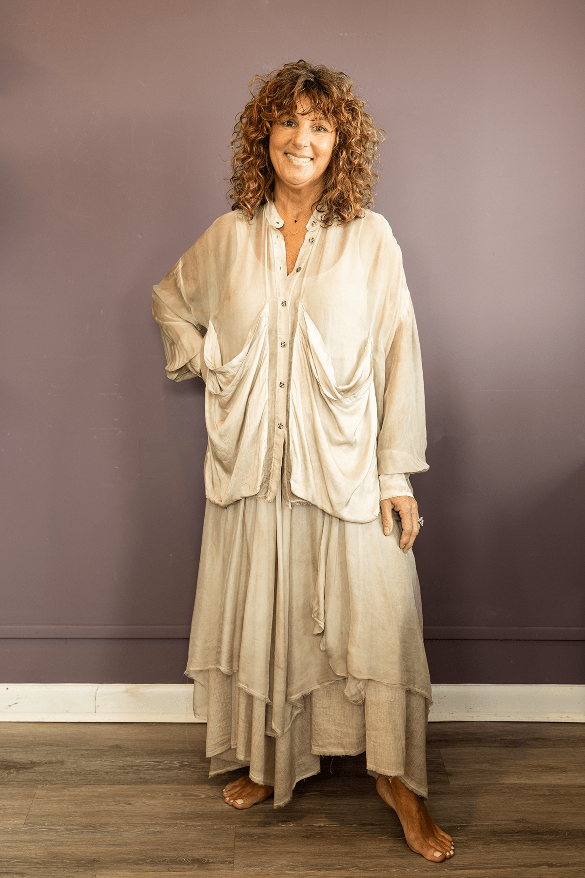 Layered Sheath Skirt