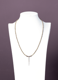 Hematite With Spike Necklace
