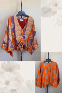 Pareo Kantha Butterfly Top