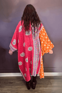 4. Long Reversible Kantha Jacket