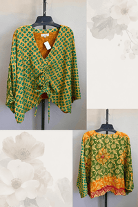 Pareo Kantha Butterfly Top