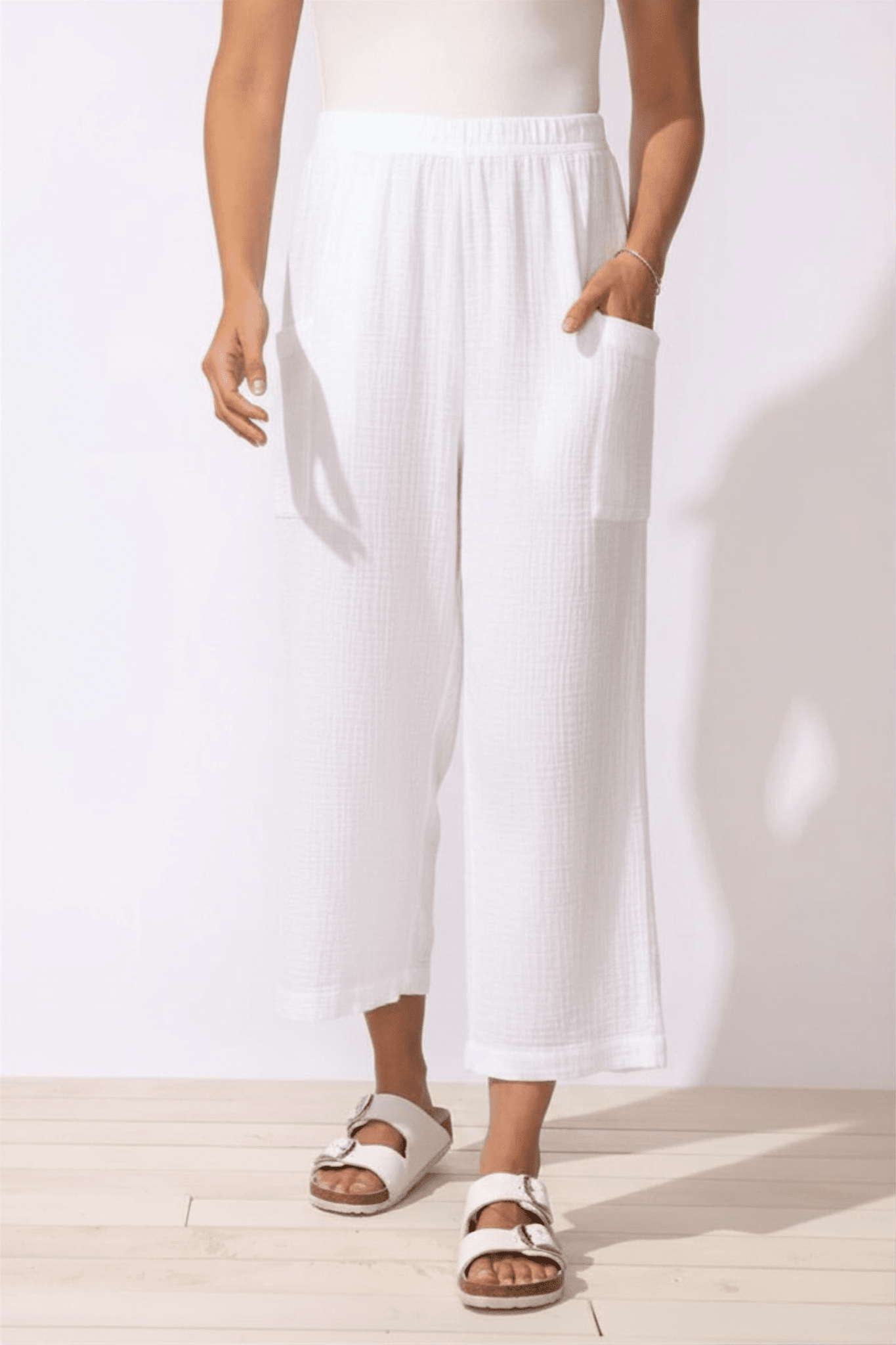 Sunkissed Gauze Pocket Flood Pant