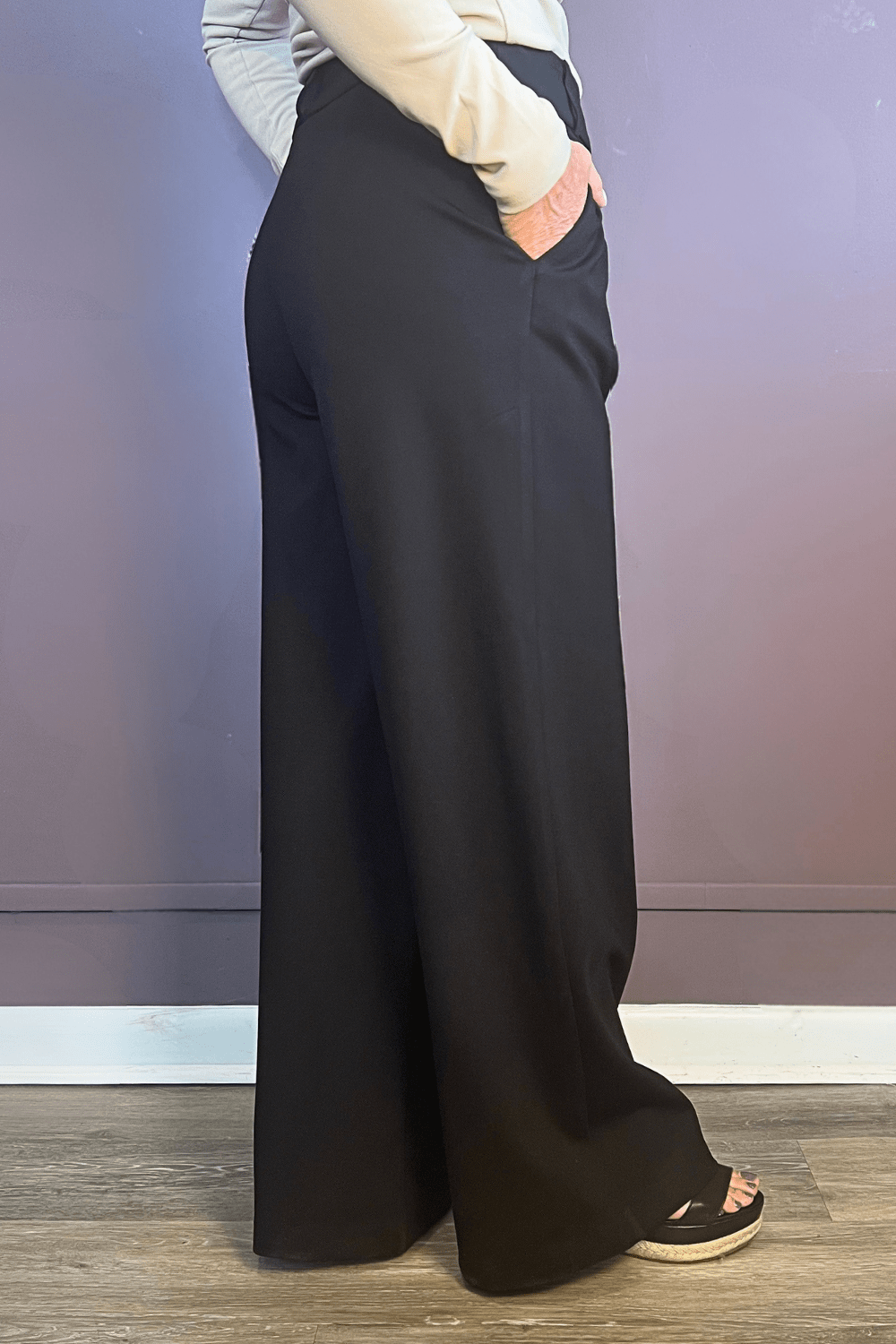 Wide Leg Full Length Pant