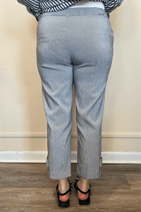 Button Tab Crop Pant