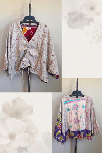 Pareo Kantha Butterfly Top