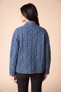 Diamond Quilt Kimono Jacket