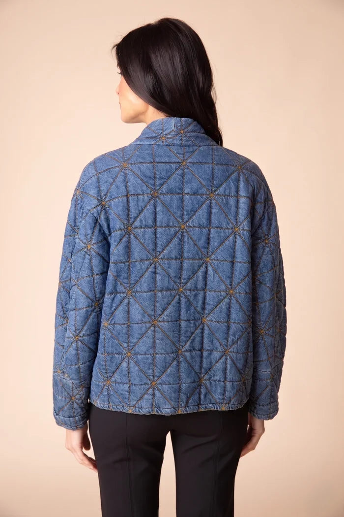 Diamond Quilt Kimono Jacket