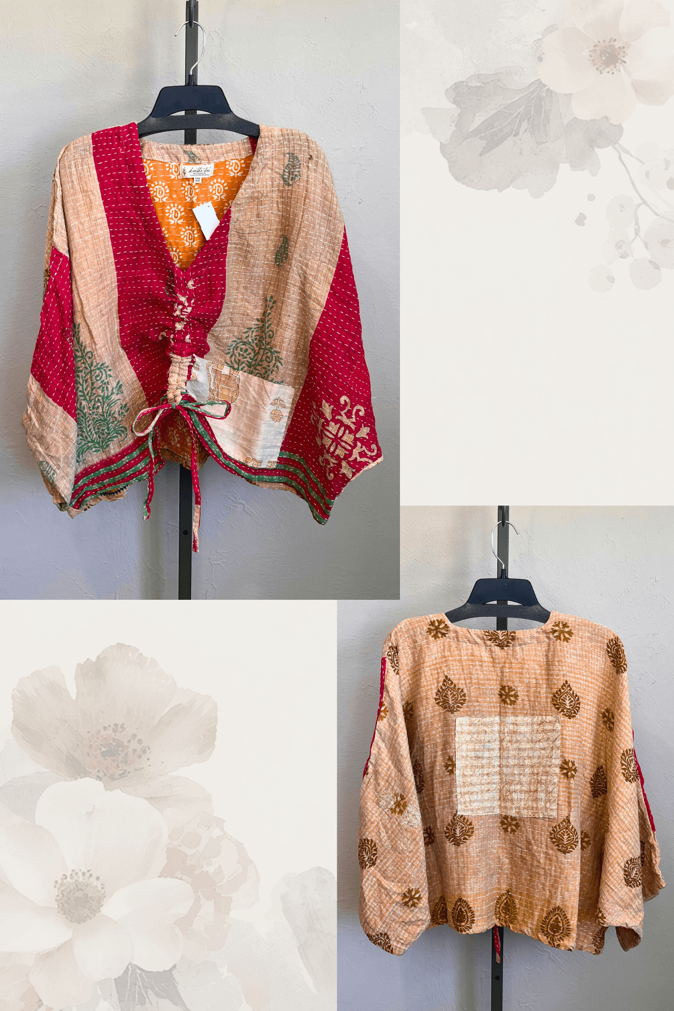 Pareo Kantha Butterfly Top