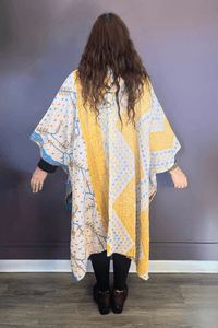8. Long Reversible Kantha Jacket