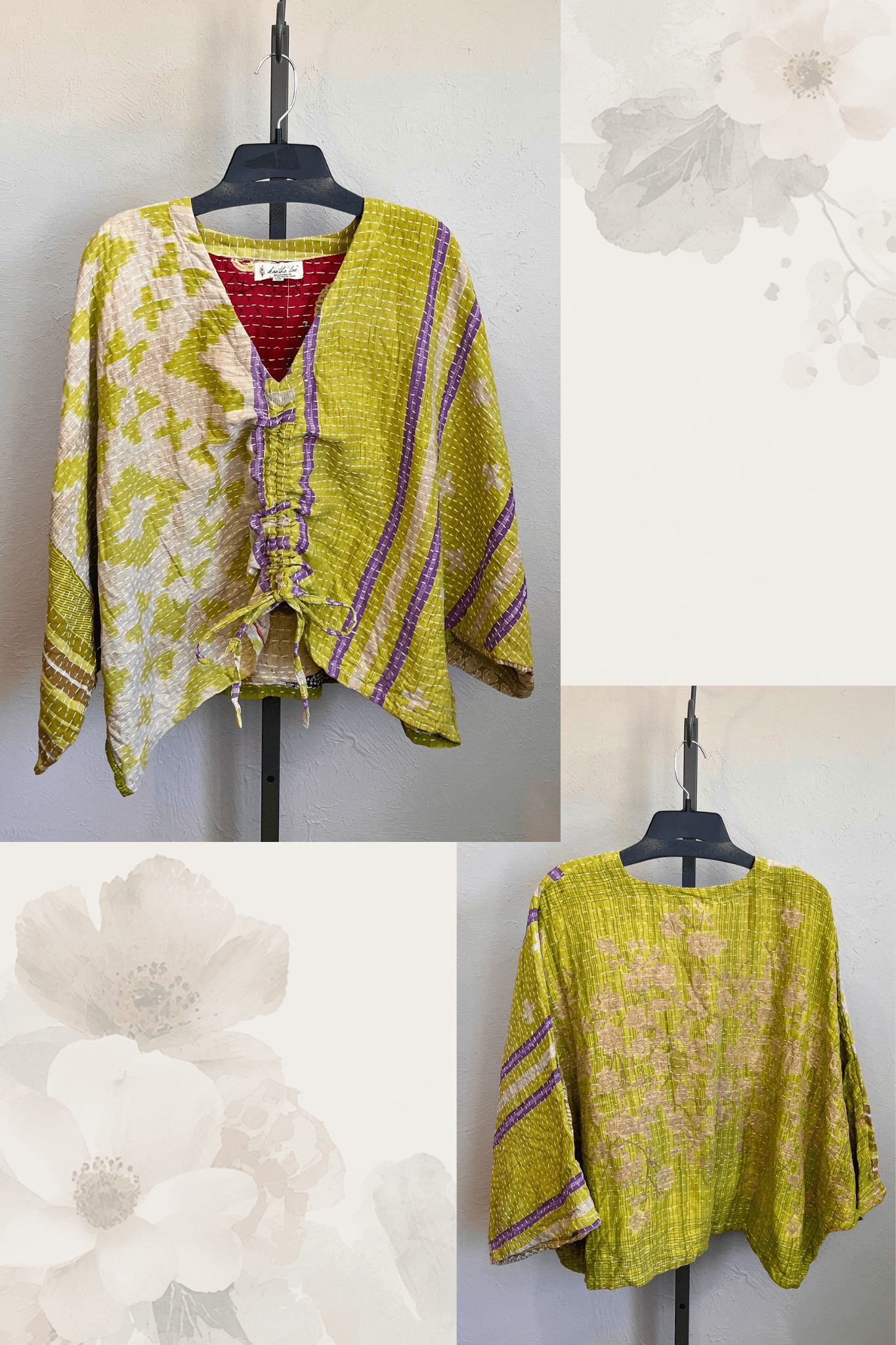 Pareo Kantha Butterfly Top