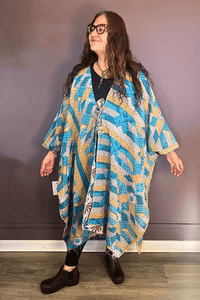 9. Long Reversible Kantha Jacket
