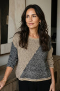 971711 Diagonal Pull Sweater