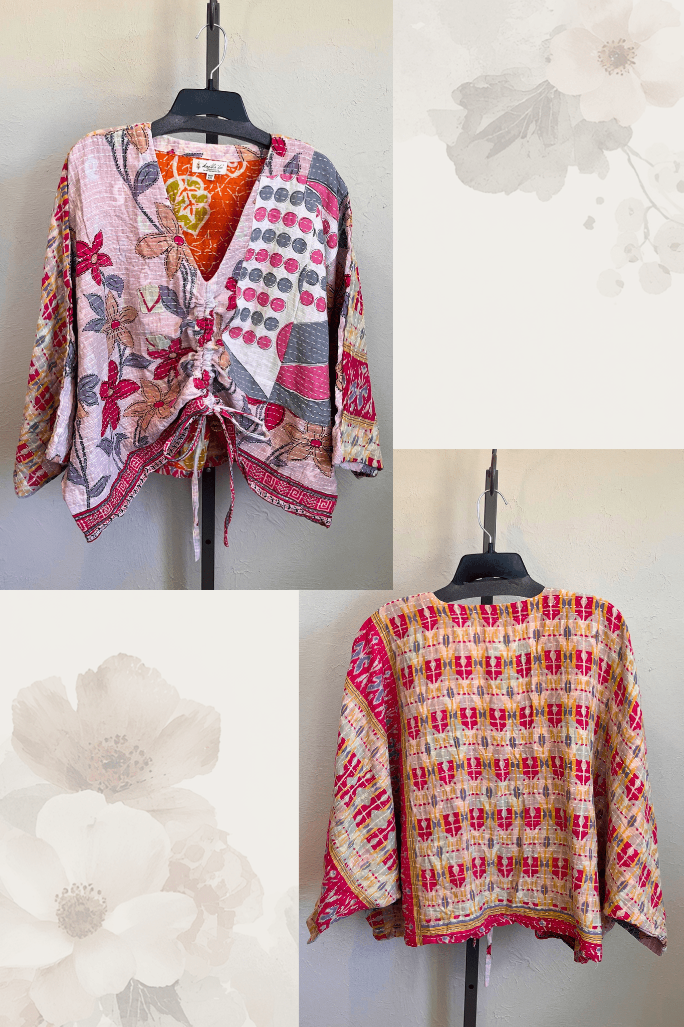 Pareo Kantha Butterfly Top