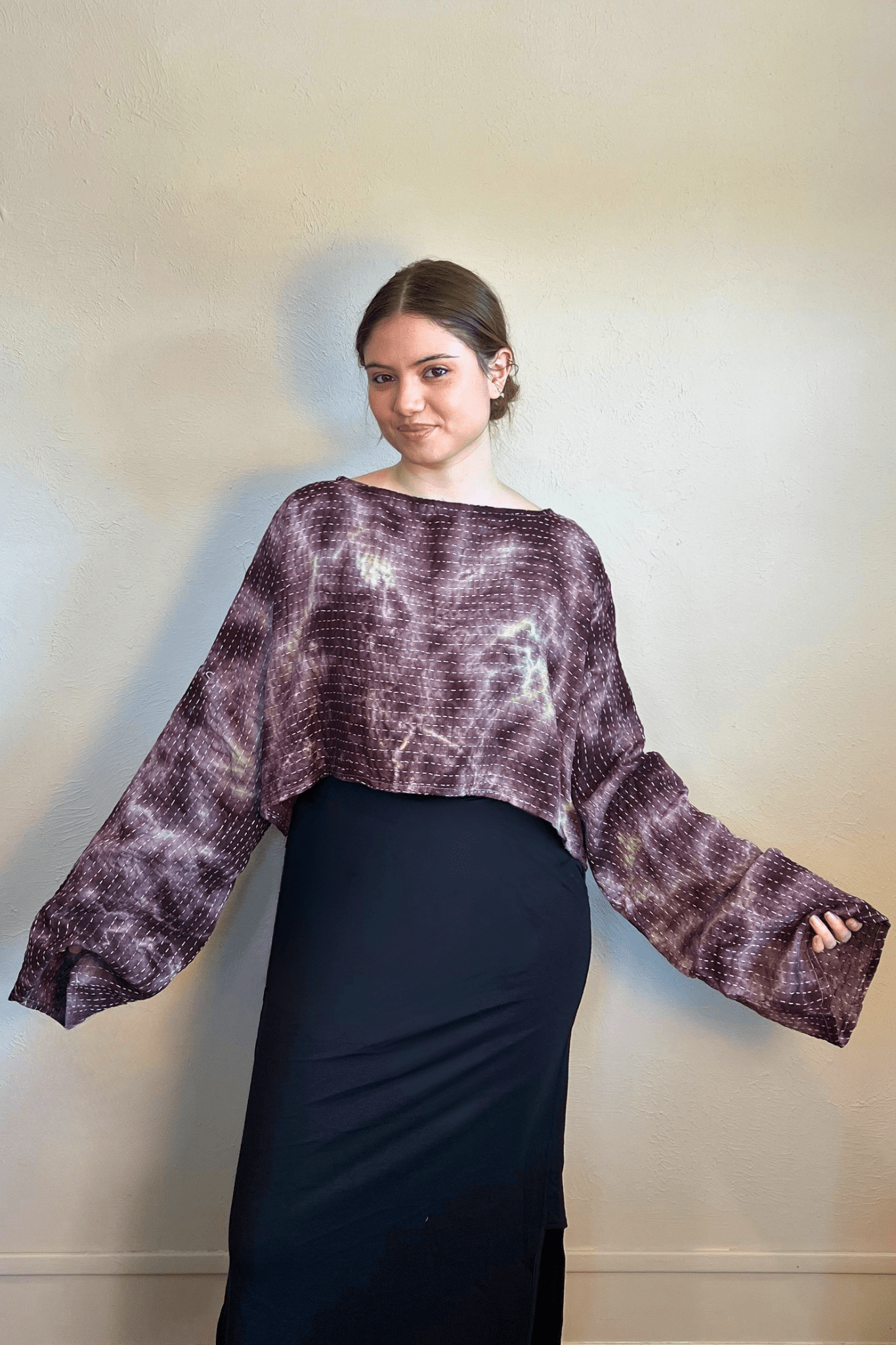Pareo Kantha Abundance Crop Top