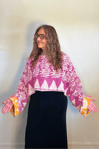 Pareo Kantha Abundance Crop Top