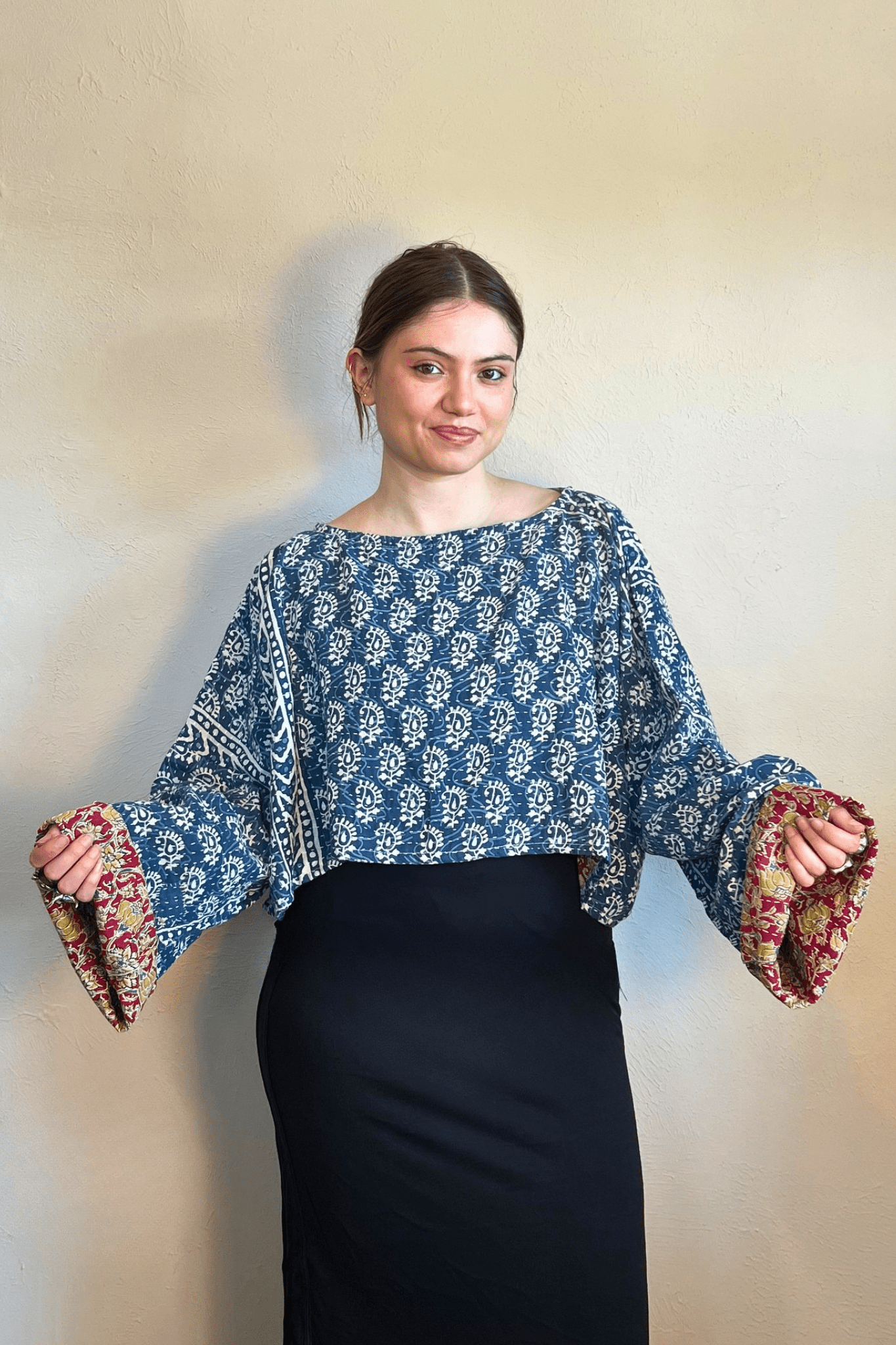 Pareo Kantha Abundance Crop Top