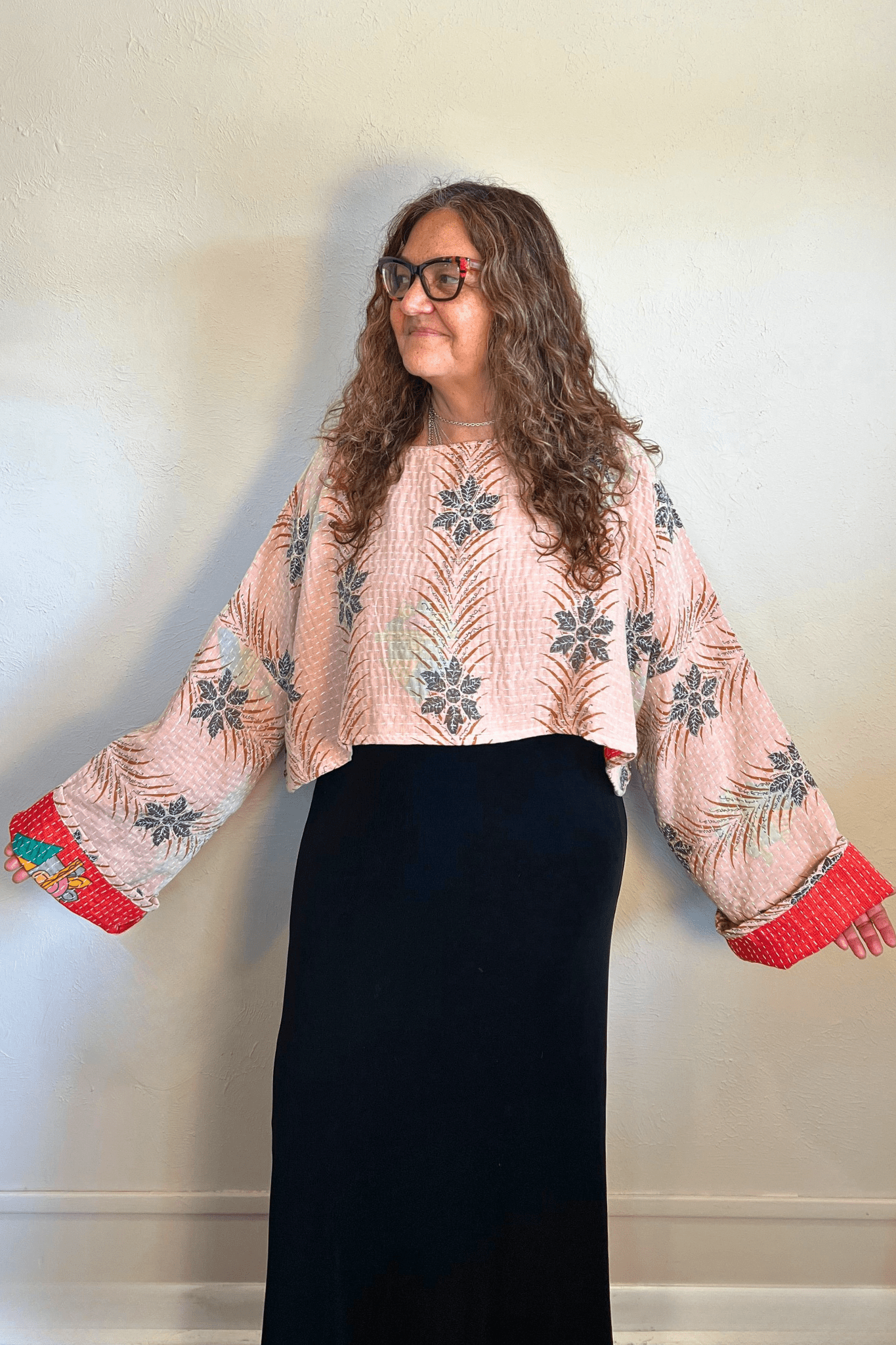 Pareo Kantha Abundance Crop Top