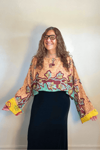 Pareo Kantha Abundance Crop Top