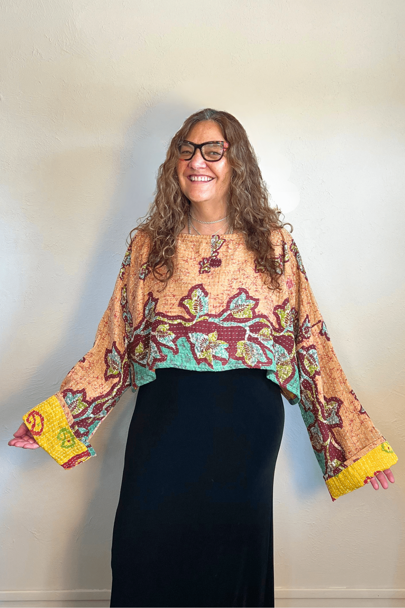 Pareo Kantha Abundance Crop Top