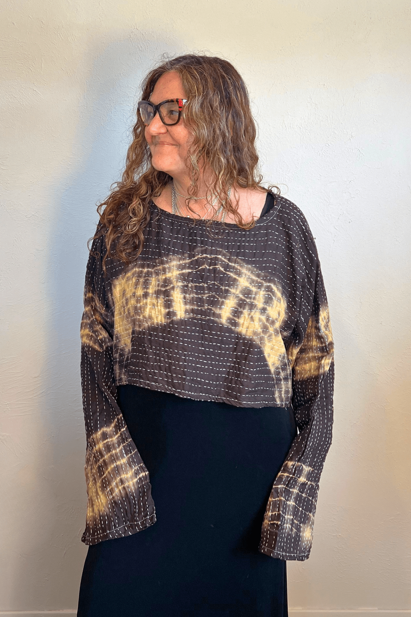 Pareo Kantha Abundance Crop Top
