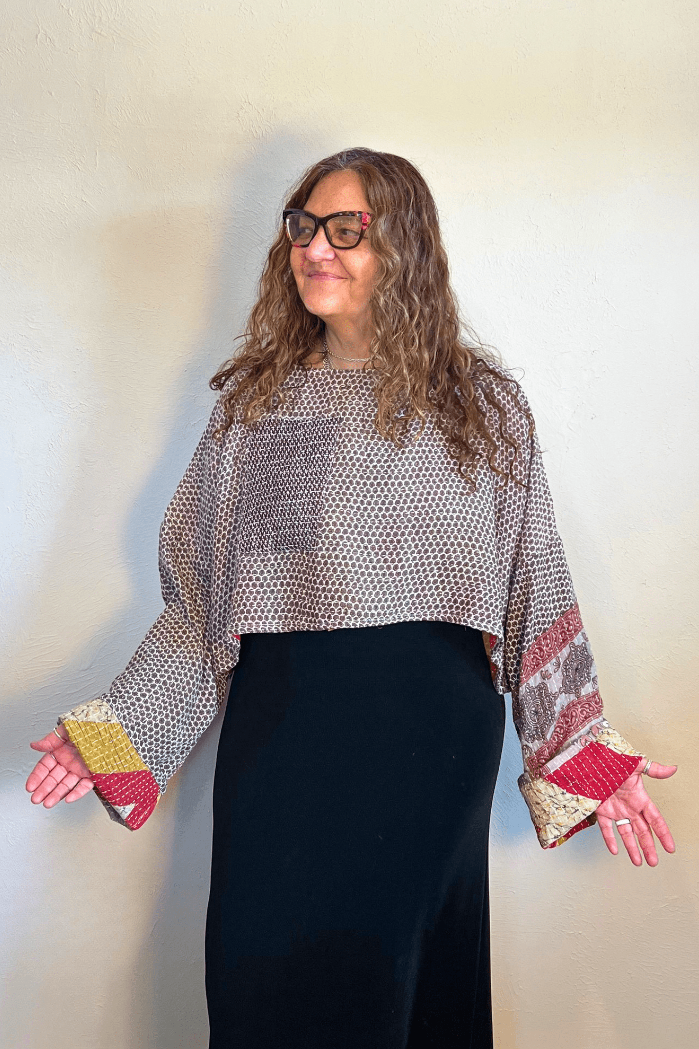 Pareo Kantha Abundance Crop Top
