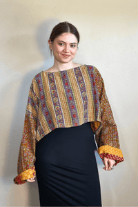 Pareo Kantha Abundance Crop Top
