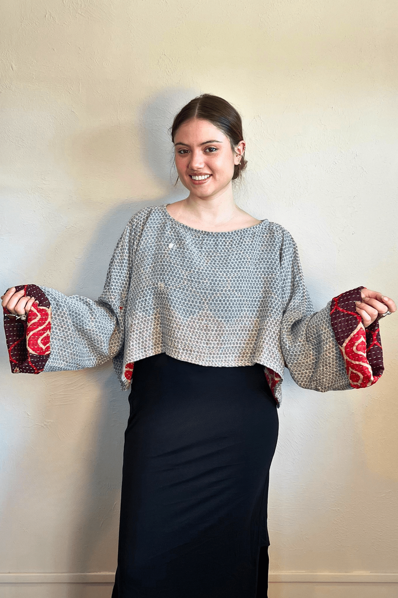 Pareo Kantha Abundance Crop Top