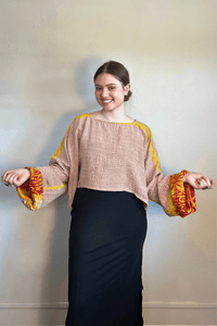 Pareo Kantha Abundance Crop Top