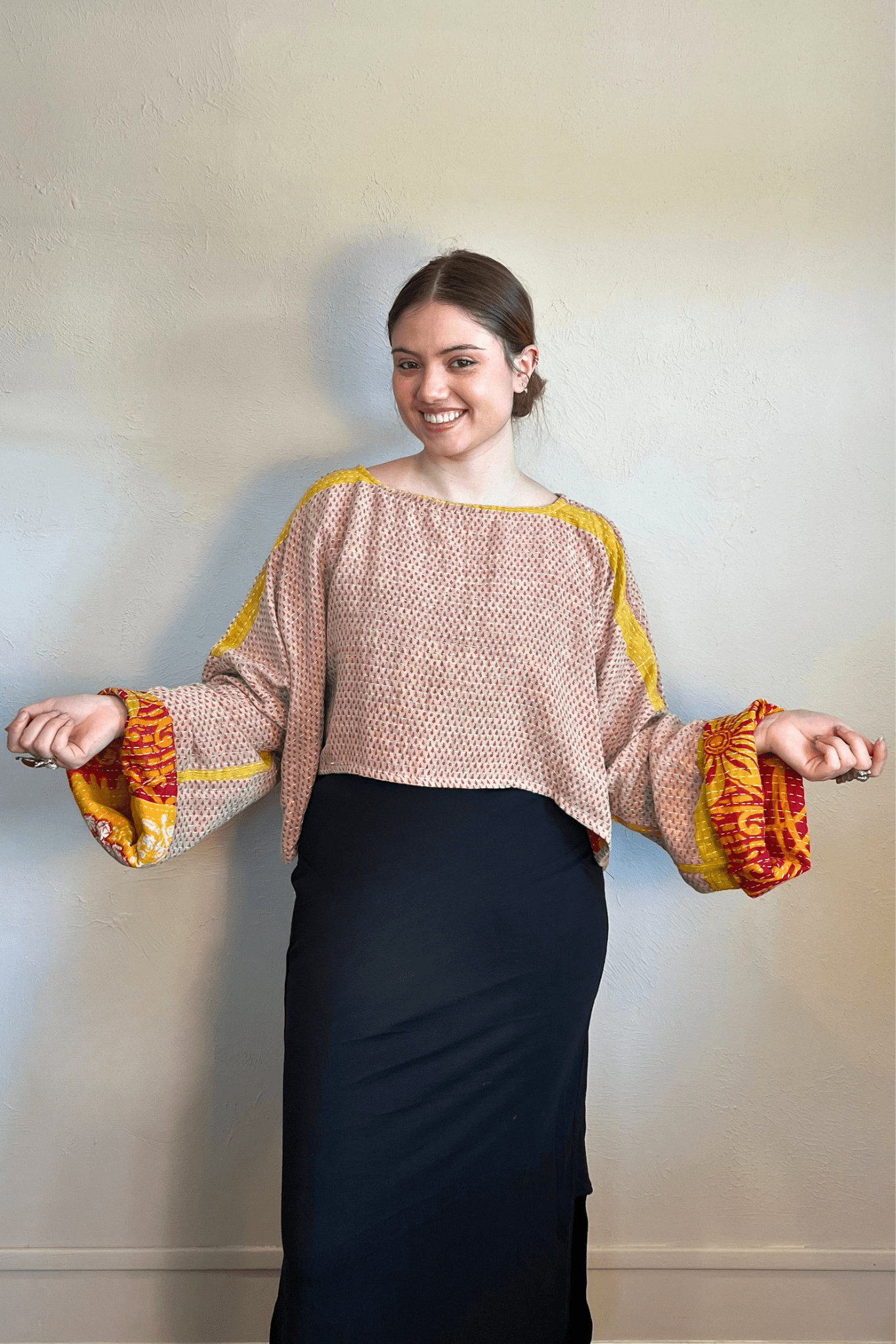 Pareo Kantha Abundance Crop Top