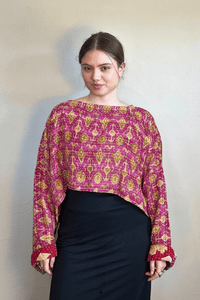 Pareo Kantha Abundance Crop Top