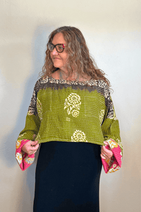 Pareo Kantha Abundance Crop Top