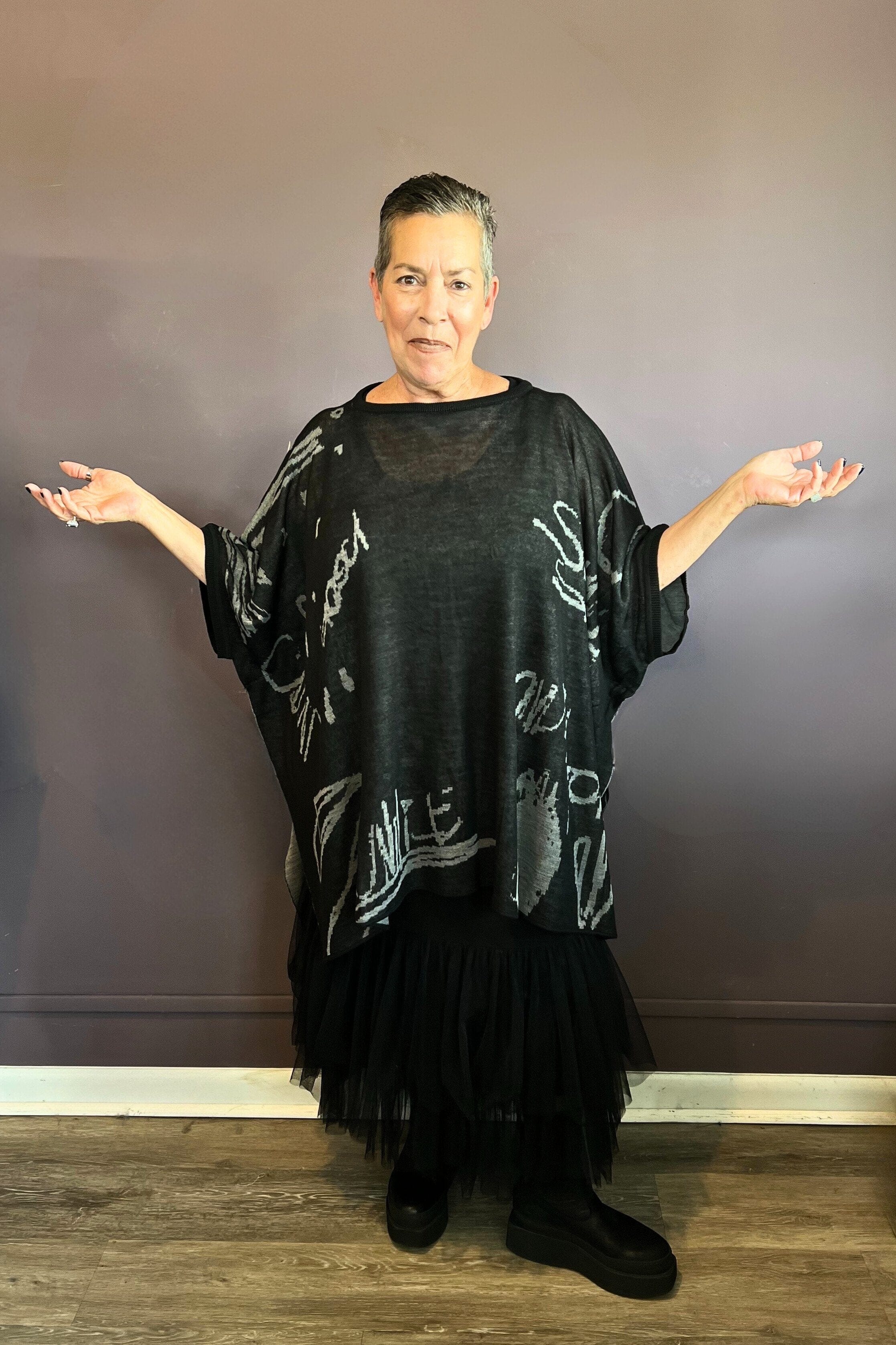 Art Print Reversible Tunic