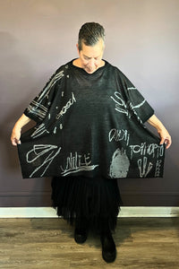 Art Print Reversible Tunic