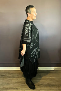 Art Print Reversible Tunic