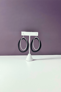 Axelle Silver Loop Earrings