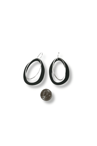 Axelle Silver Loop Earrings