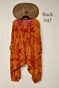 Crepe Sari Be Still Harem Pant